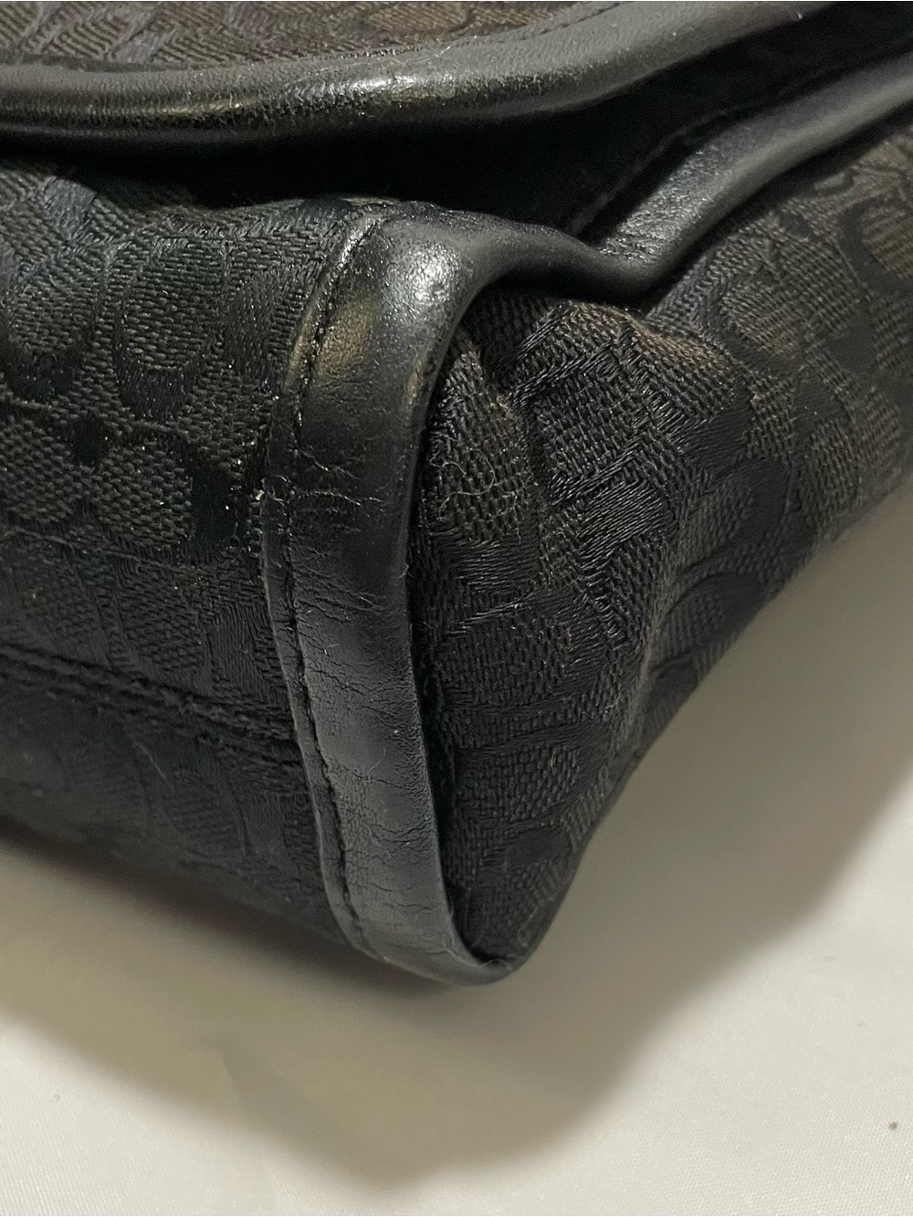COACH Heritage Signature Jacquard Messenger Bag (Style F70699), EUC 💟 - Picture 14 of 16